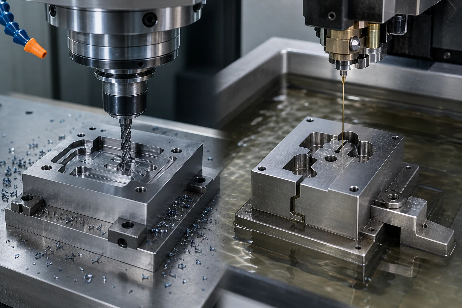 CNC Milling vs Wire EDM